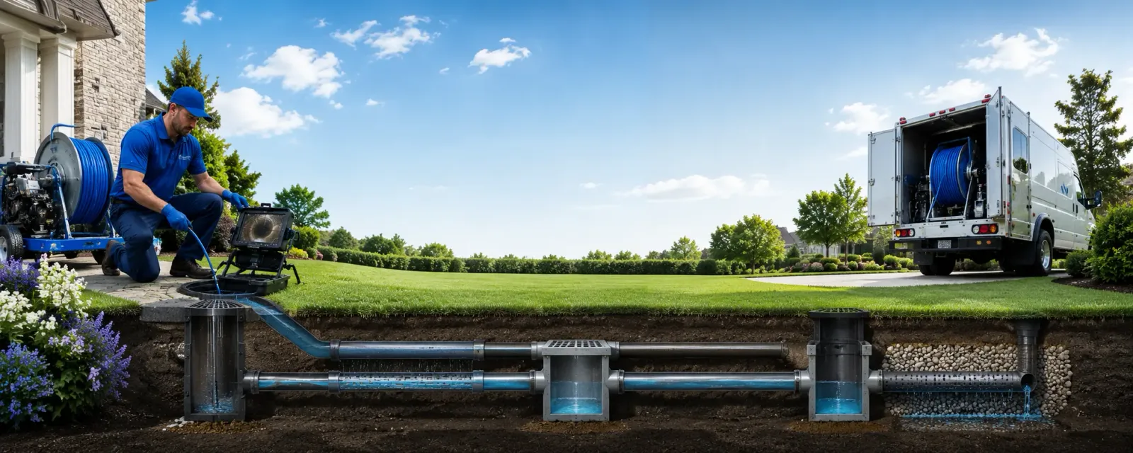 Outdoor drain cleaning information for Gladstone, VA